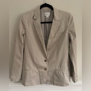 Club Monaco Light Beige Tailored Blazer